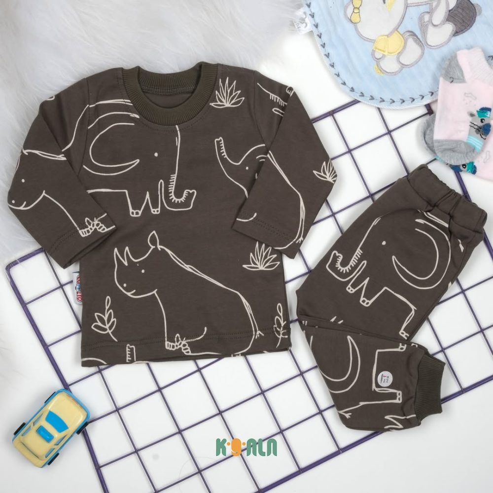 بلوز شلوار براون